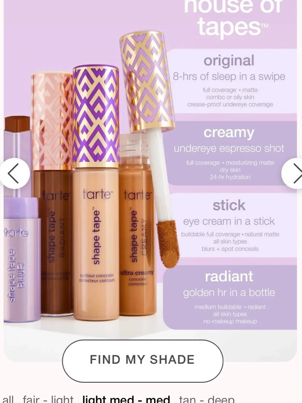 Tarte Shape Tape Radiant Concealer -35N medium